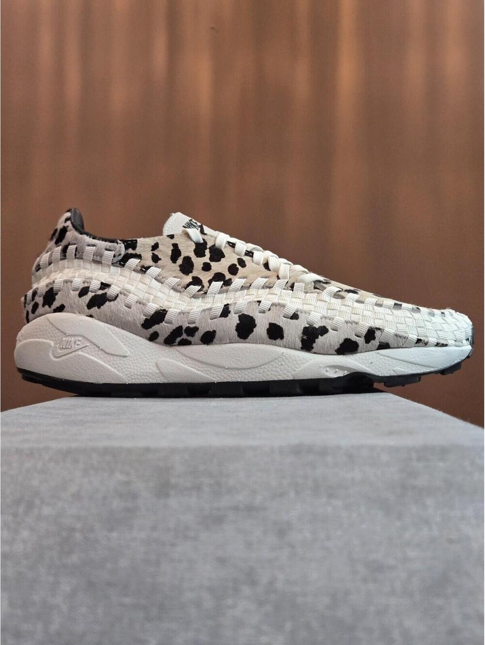 Nike Air Footscape - Cow Print Woven Shoes (FB1959-102) Women's 11.5 Men's 10